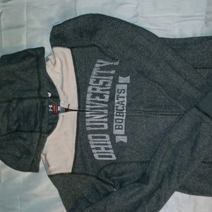 Women's Ohio University Bobcats hooded sweatshirt